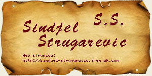 Sinđel Strugarević vizit kartica